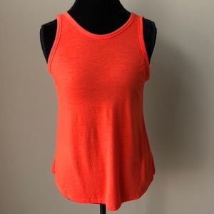 Old Navy Orange/Red Low-back Scoop Back Tank Top Size Small